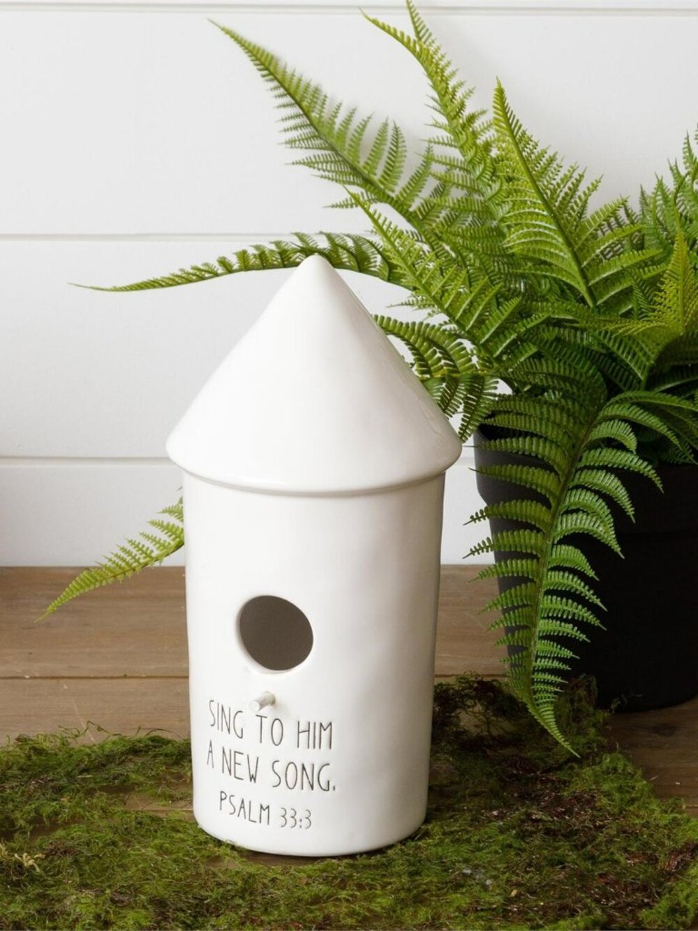 New Silo ceramic Birdhouse - PSALMS